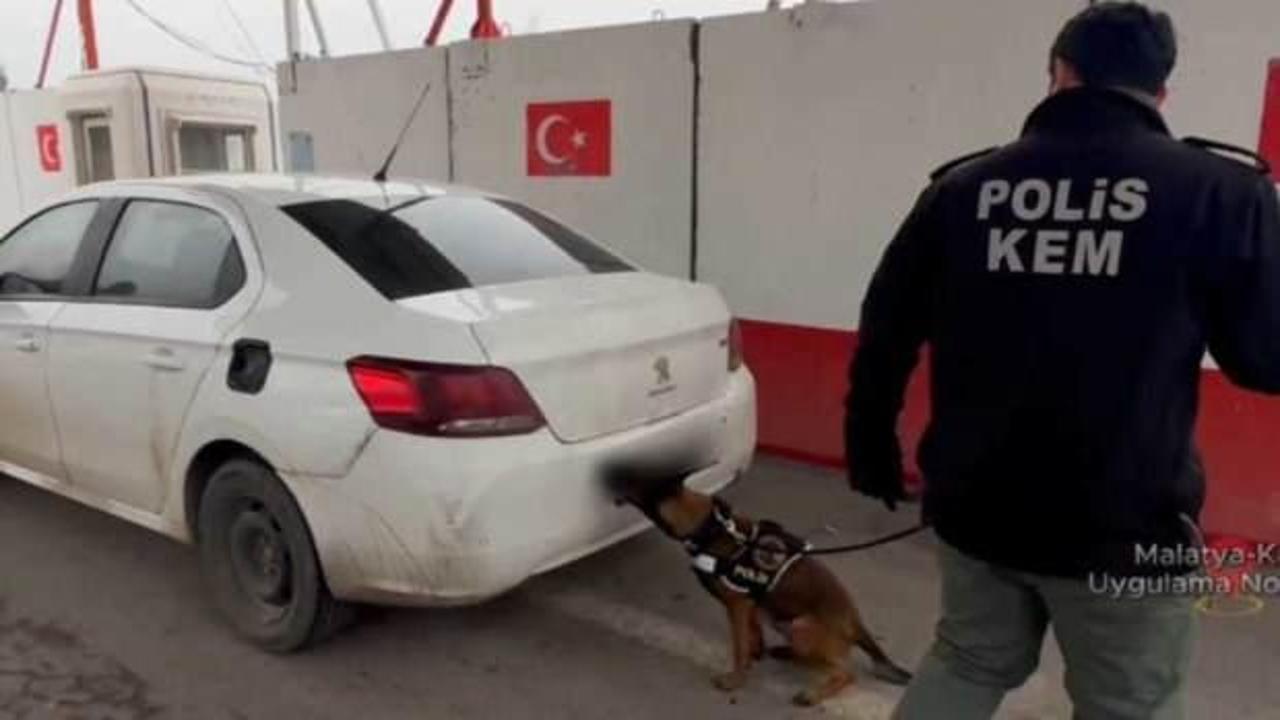 Malatya'da 16 kilo 300 gram uyuşturucu ele geçirildi