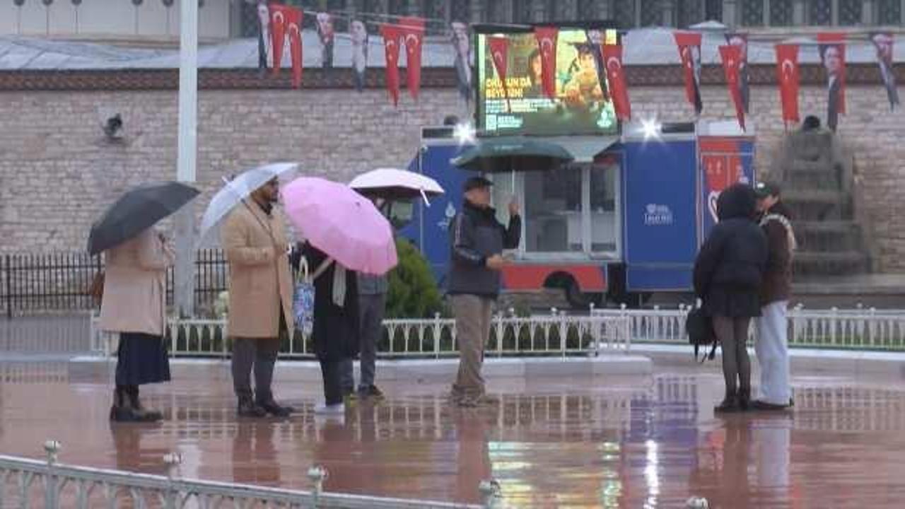 Son dakika: İstanbul'da sağanak yağış!