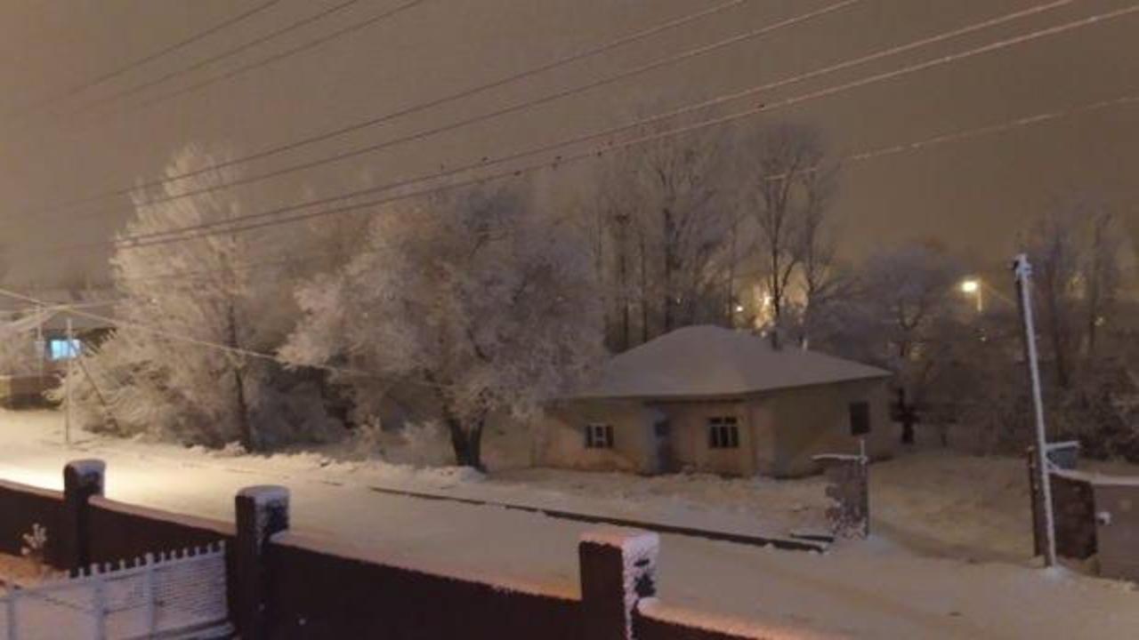 Van'da etkili olan kar yağışı nedeniyle 27 yerleşim yeri ulaşıma kapandı