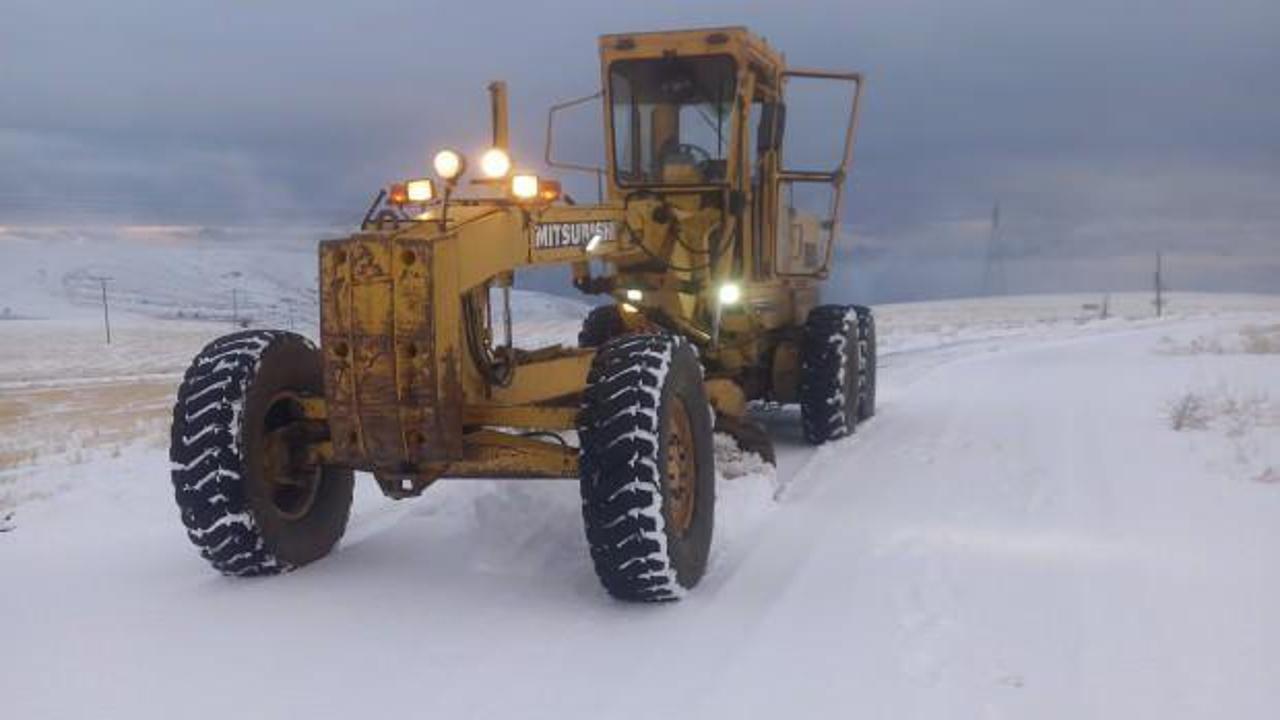 27 yerleşim yerine kar yağışı nedeniyle ulaşım sağlanamıyor
