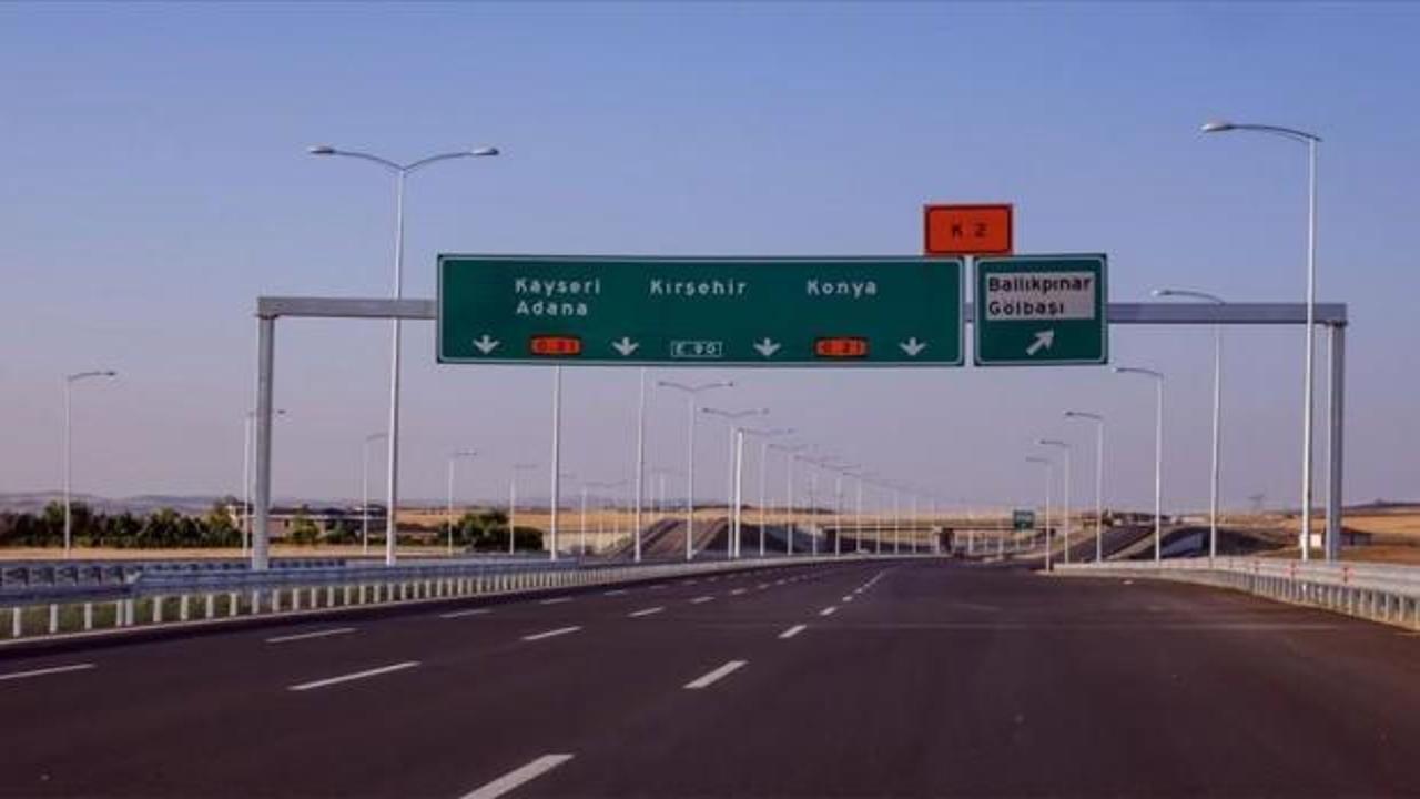 Ankara-Niğde Otoyolu'nu 4 yılda 24 milyon 265 bin ara&ccedil; kullandı