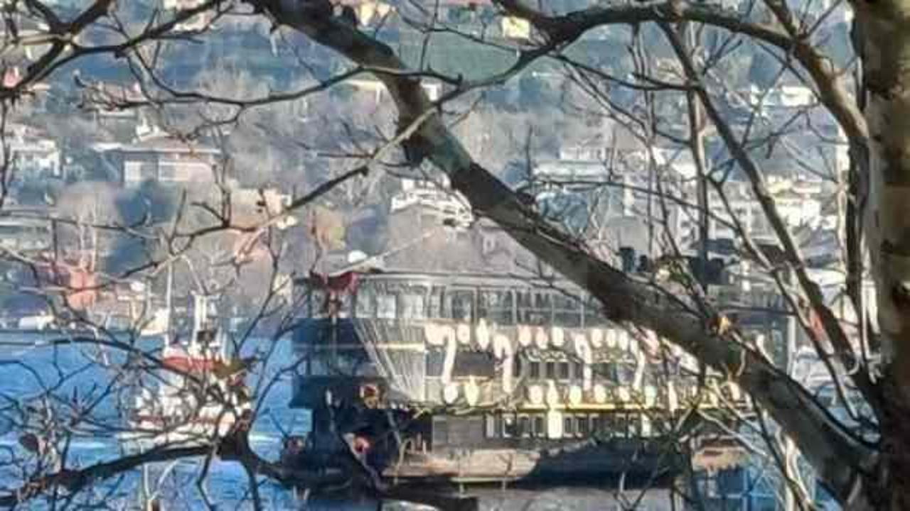 Beylerbeyi sahilinde yangın paniği!