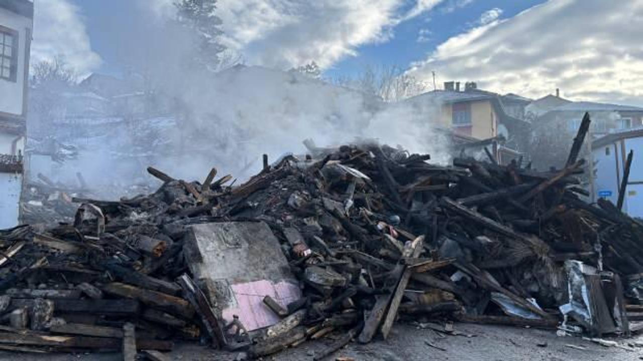 &Ccedil;ankırı'da tarihi konak yangında kullanılamaz hale geldi