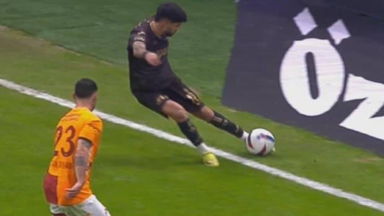 RAMS Park'ta tartışmalı pozisyonlar! 5 dakikada işler tersine döndü