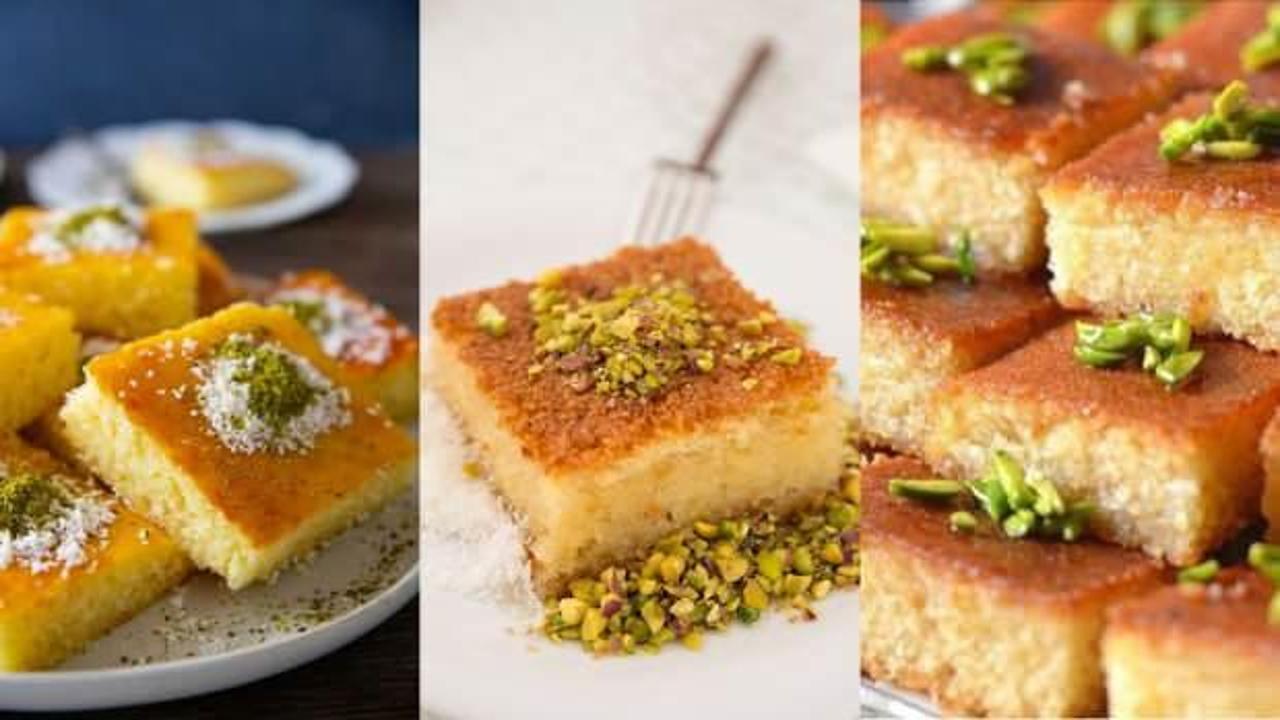 Türk mutfağının vazgeçilmez tatlısı: Tam kıvamında Revani