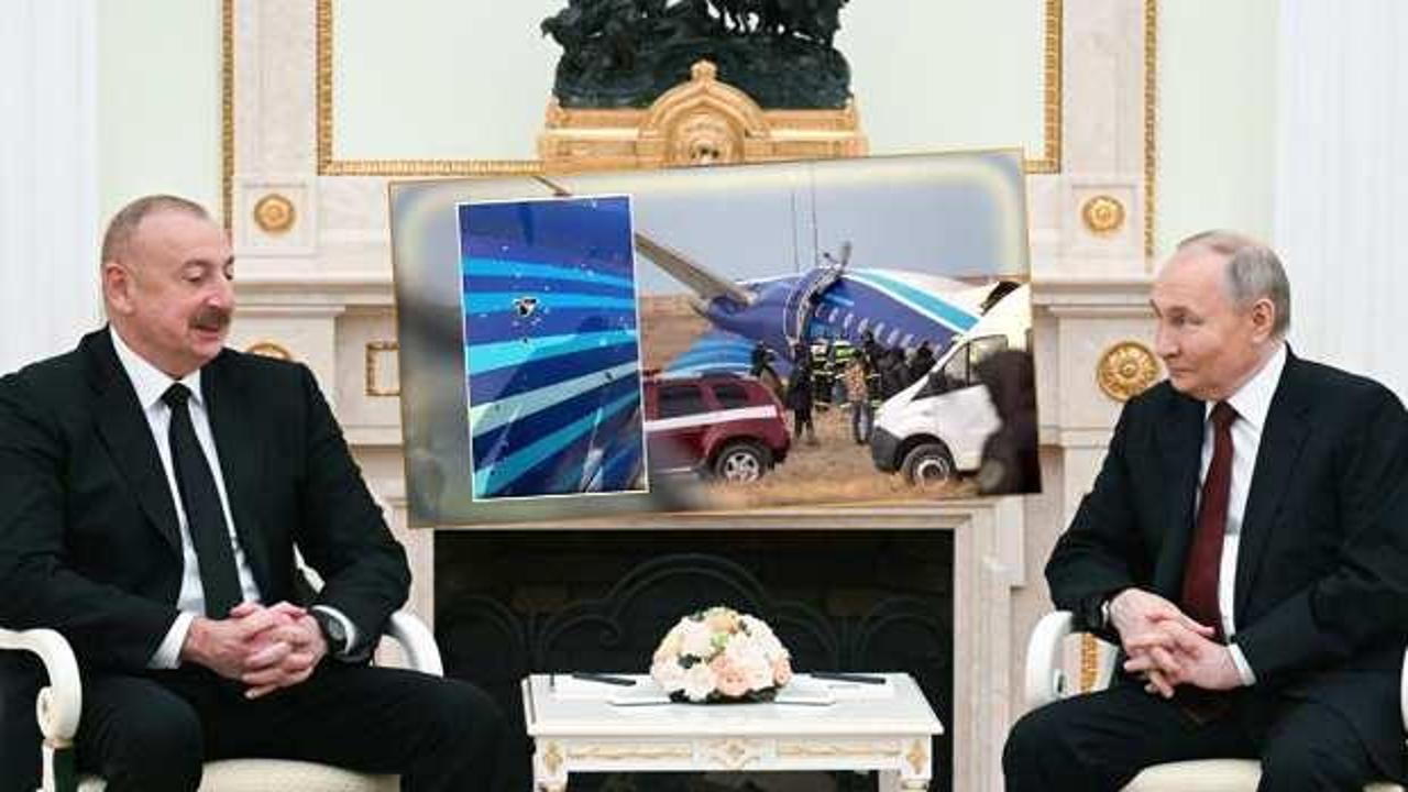 Azerbaycan uçağı düştü: Putin, Aliyev'den özür diledi