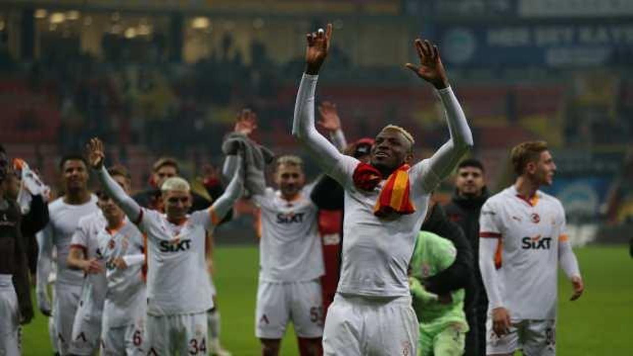 Galatasaray, Kayseri'de 3 sene sonra g&uuml;ld&uuml;!