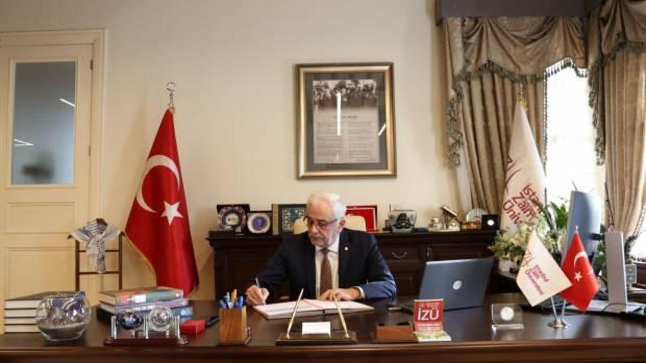 Suriye'nin yeni dışişleri bakanı İZ&Uuml; mezunu! Rekt&ouml;r Acar'dan &ouml;nemli a&ccedil;ıklamalar