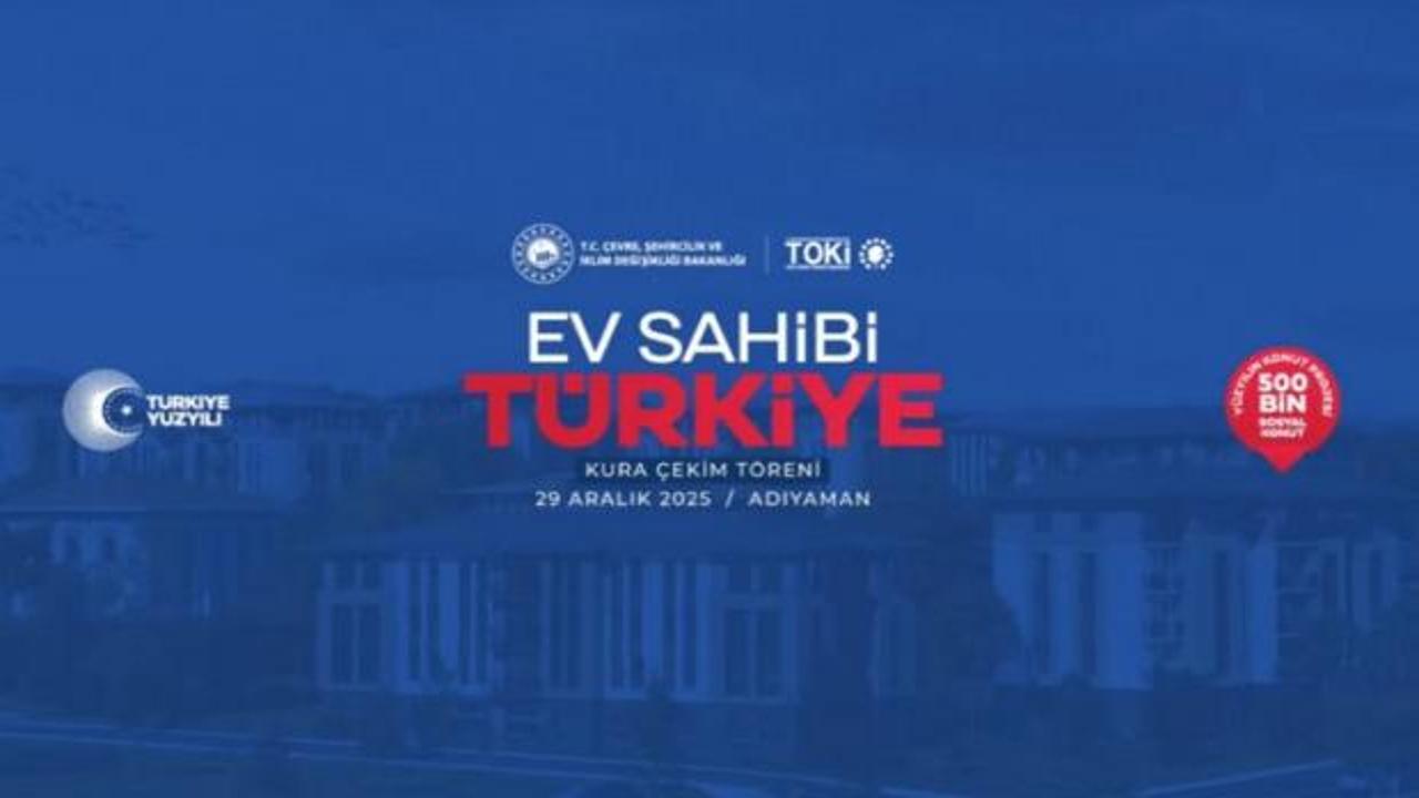 500 bin sosyal konut projesinde kura çekimleri başladı: İlk hak sahipleri belli oldu