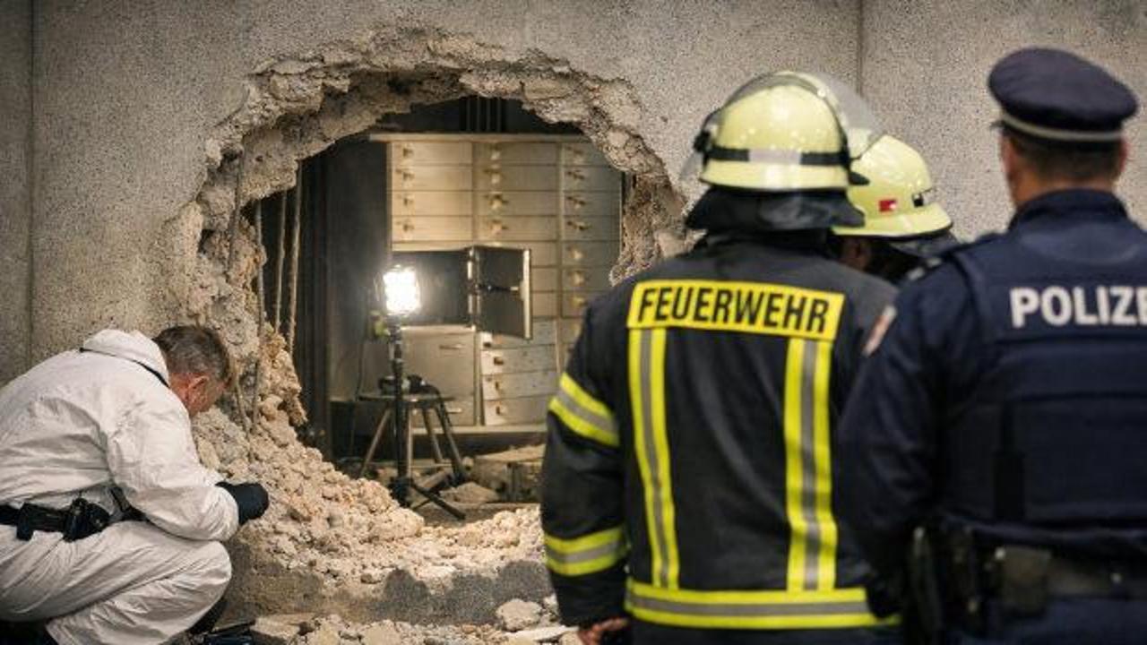 Filmleri aratmayan 30 milyon euro'luk banka soygunu