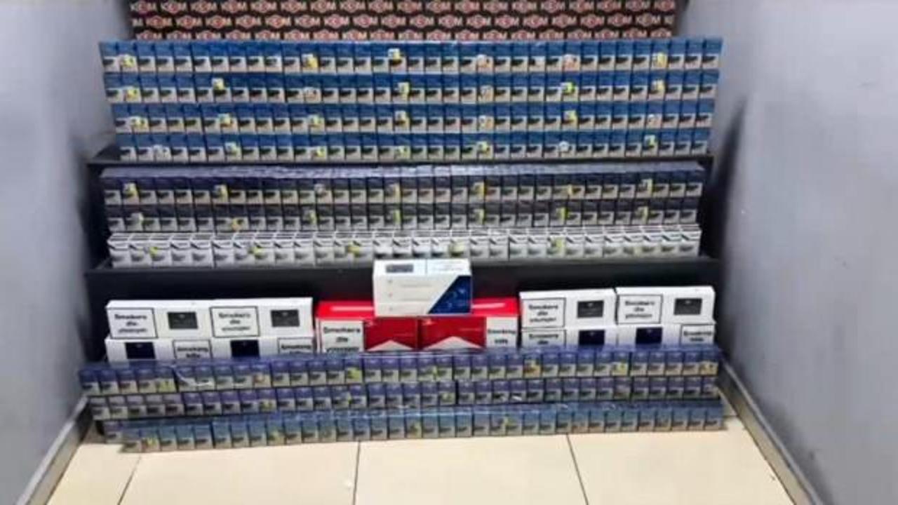 Ağrı’da 2 bin paket kaçak sigara ele geçirildi