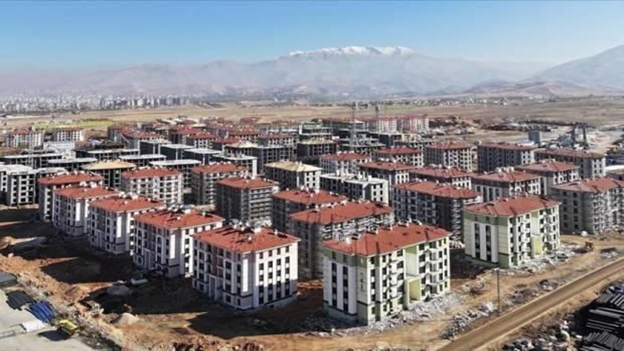 Elazığ'da 9 bin 690 deprem konutunun bu yıl teslim edilmesi hedefleniyor