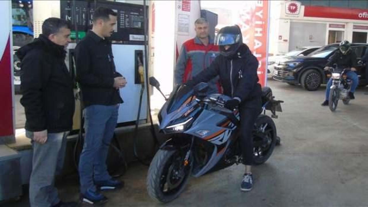 Motosiklet s&uuml;r&uuml;c&uuml;lerine indirimli akaryakıt satışı başladı
