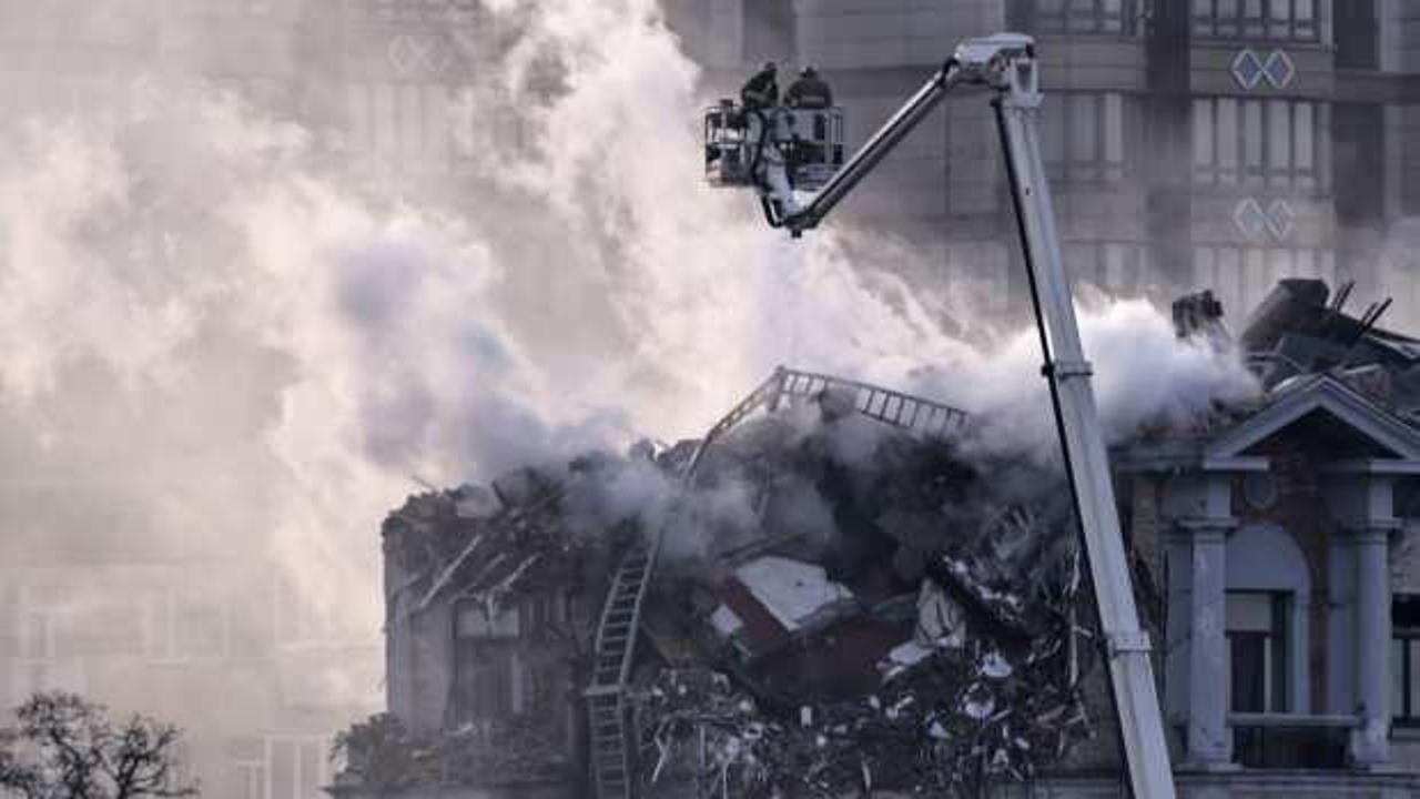 Rusya&rsquo;dan Kiev&rsquo;e İHA saldırısı