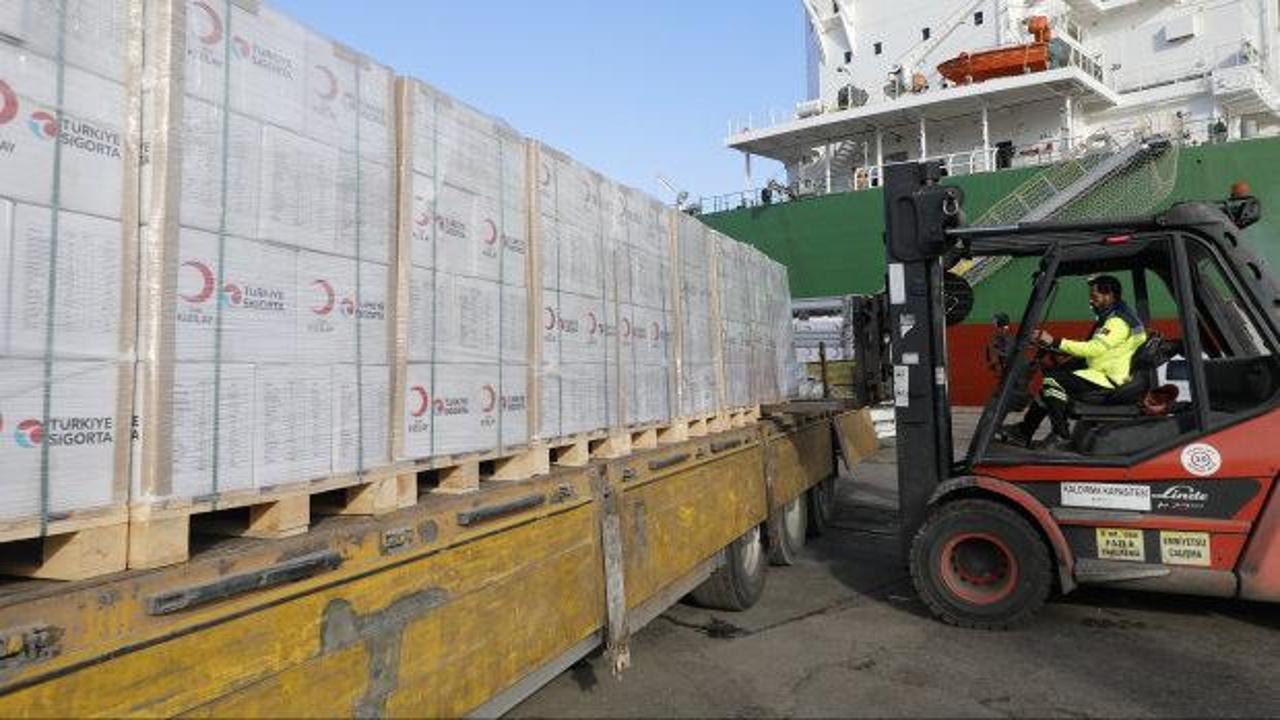 Türkiye Sigorta ve Türk Kızılay iş birliğiyle Gazze’ye destek