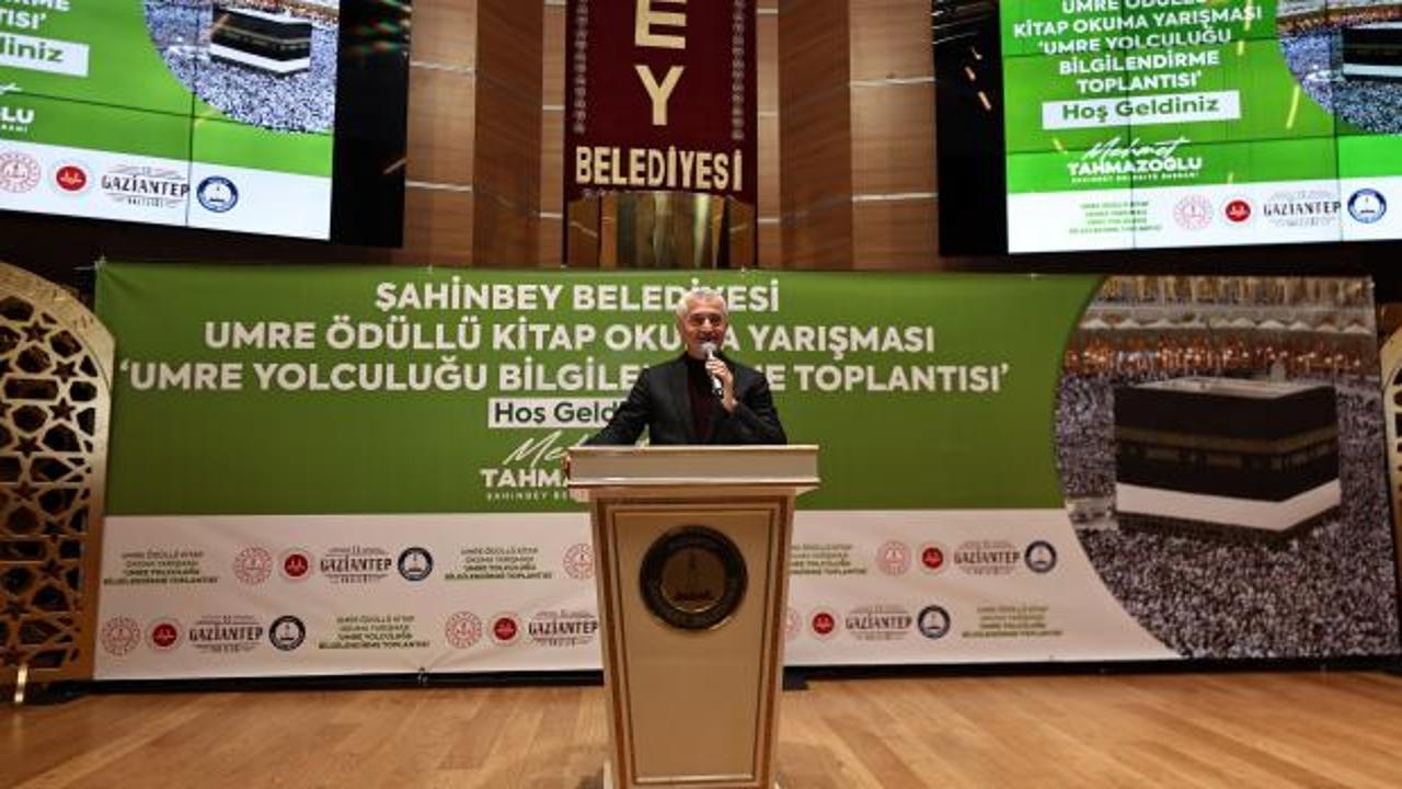 117 öğrenci daha Şahinbey Belediyesi ile umre yolcusu