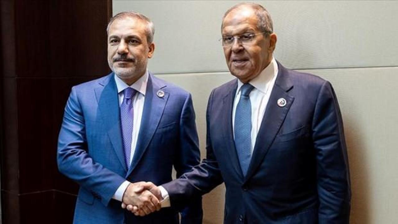 Bakan Fidan Rus mevkidaşı Lavrov ile g&ouml;r&uuml;şt&uuml;