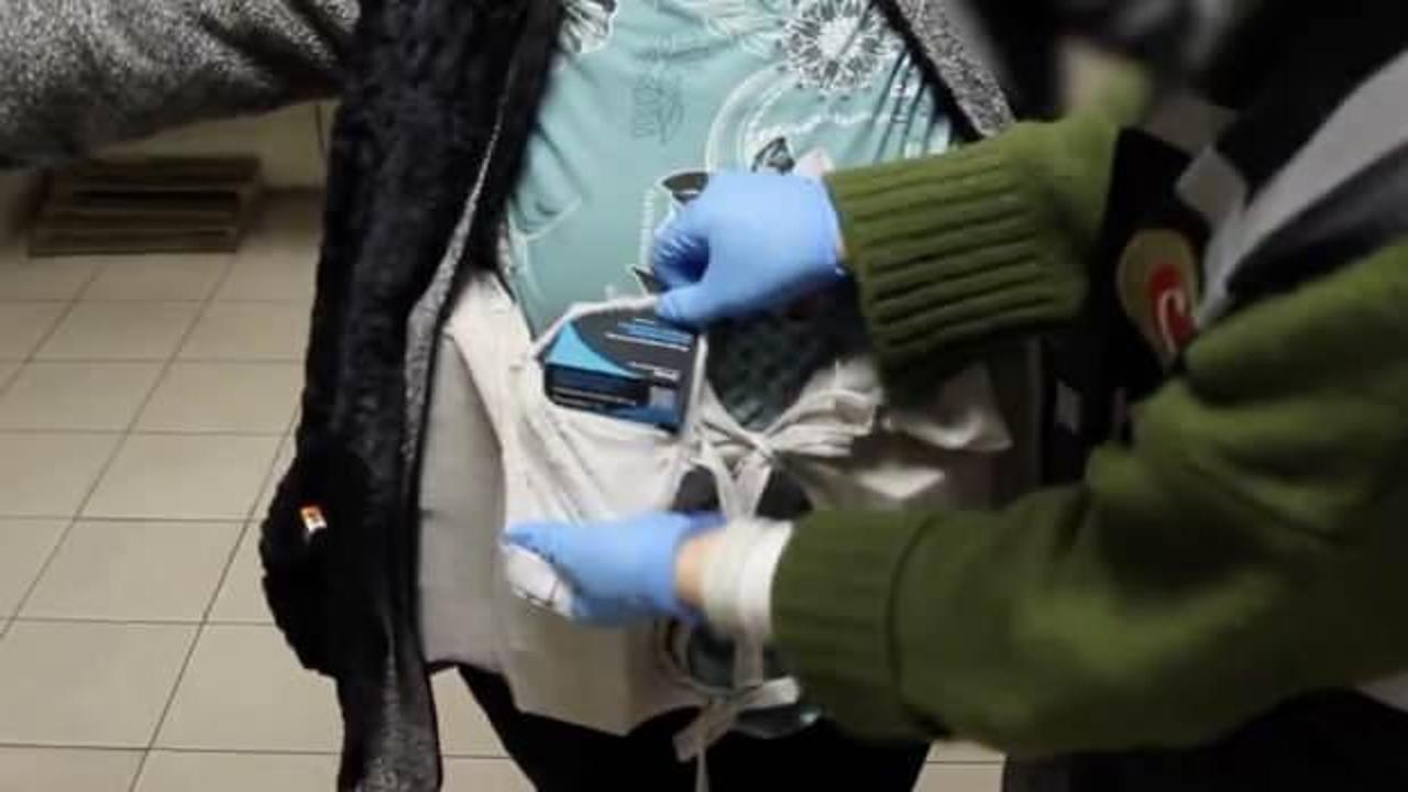 Kapıkule'de ele ge&ccedil;irildi: Tam 5 bin 148 adet!