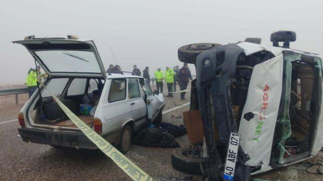 Kırşehir'deki feci kazada &ouml;l&uuml; sayısı y&uuml;kseldi!