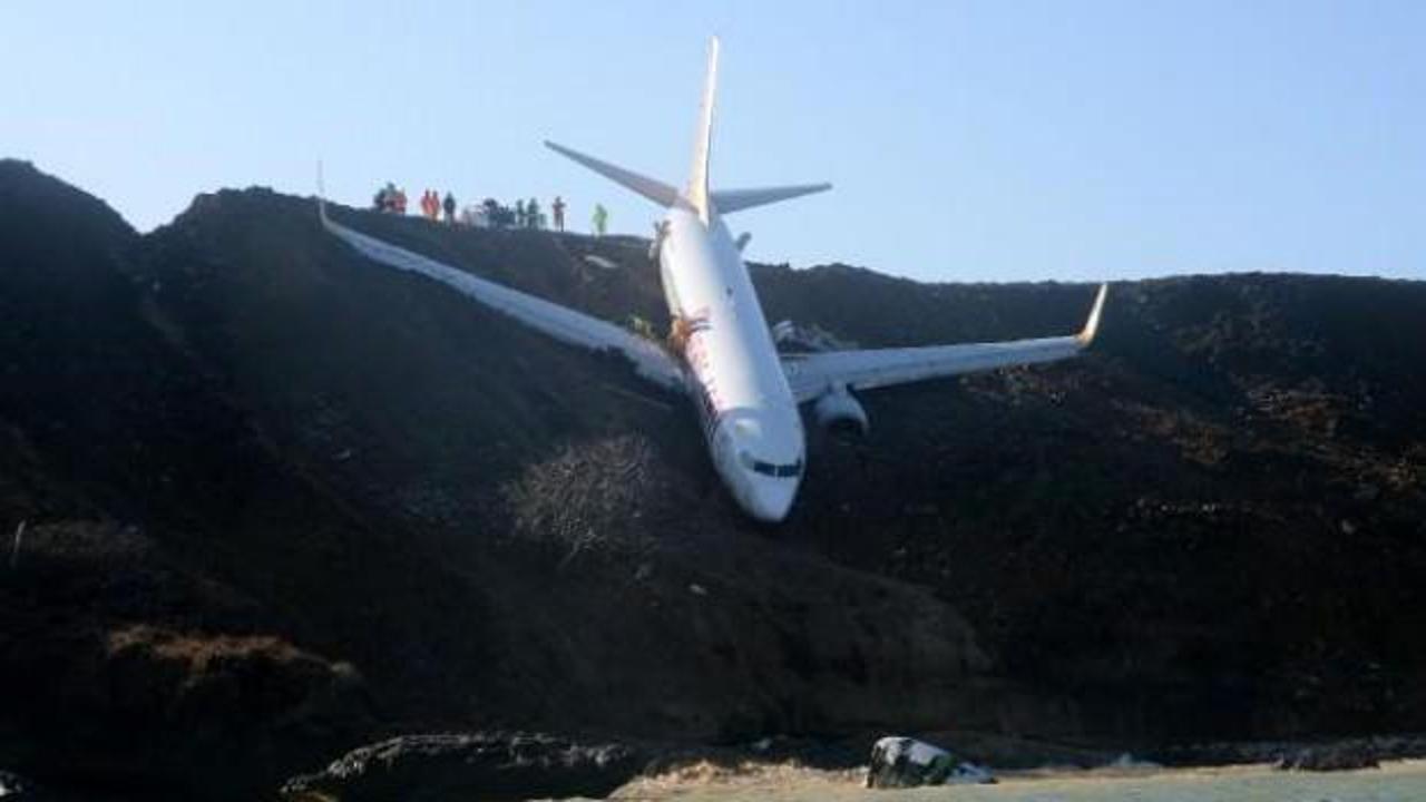 Pistten &ccedil;ıkıp, deniz kenarında duran u&ccedil;ağın davası d&uuml;şt&uuml;