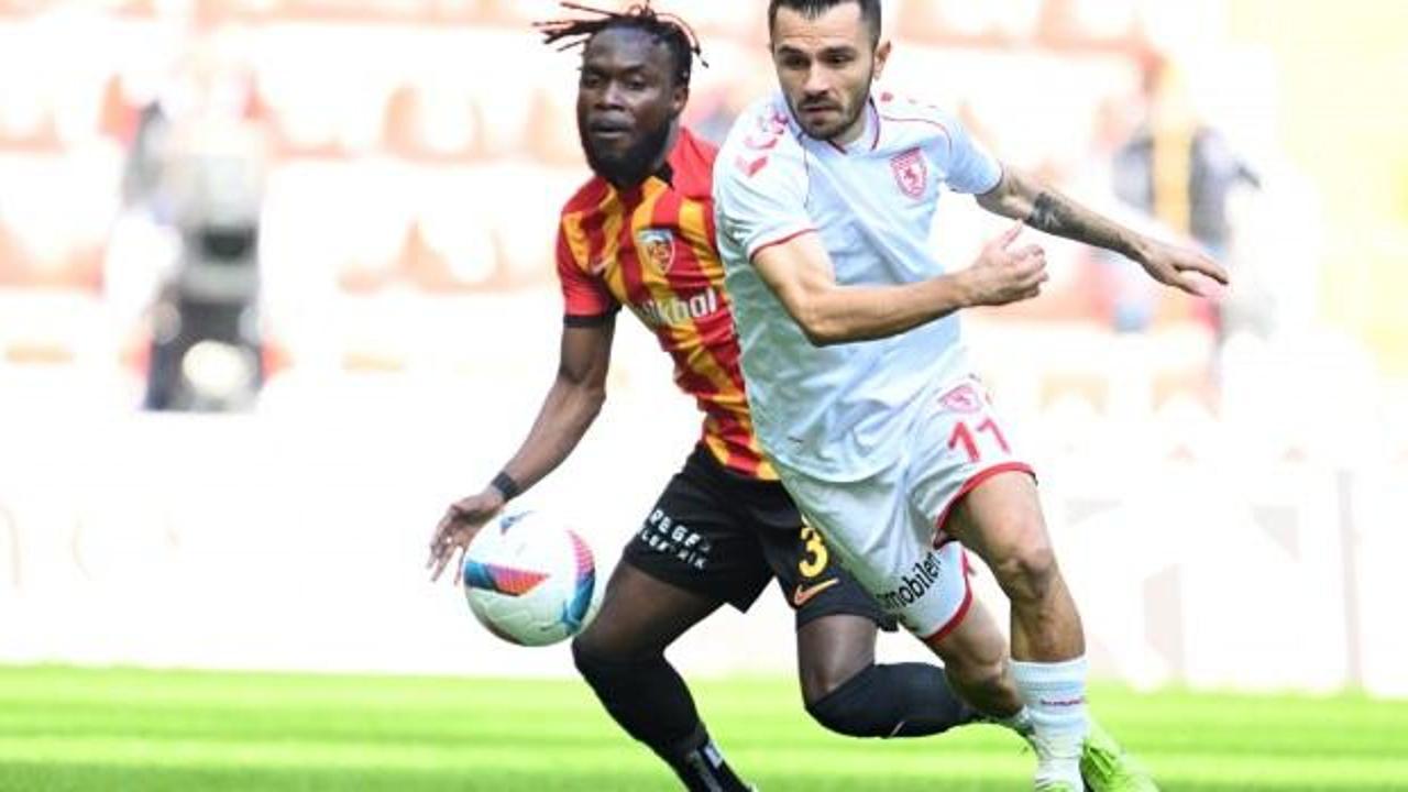 Samsunspor’a galibiyet için tek gol yetti!