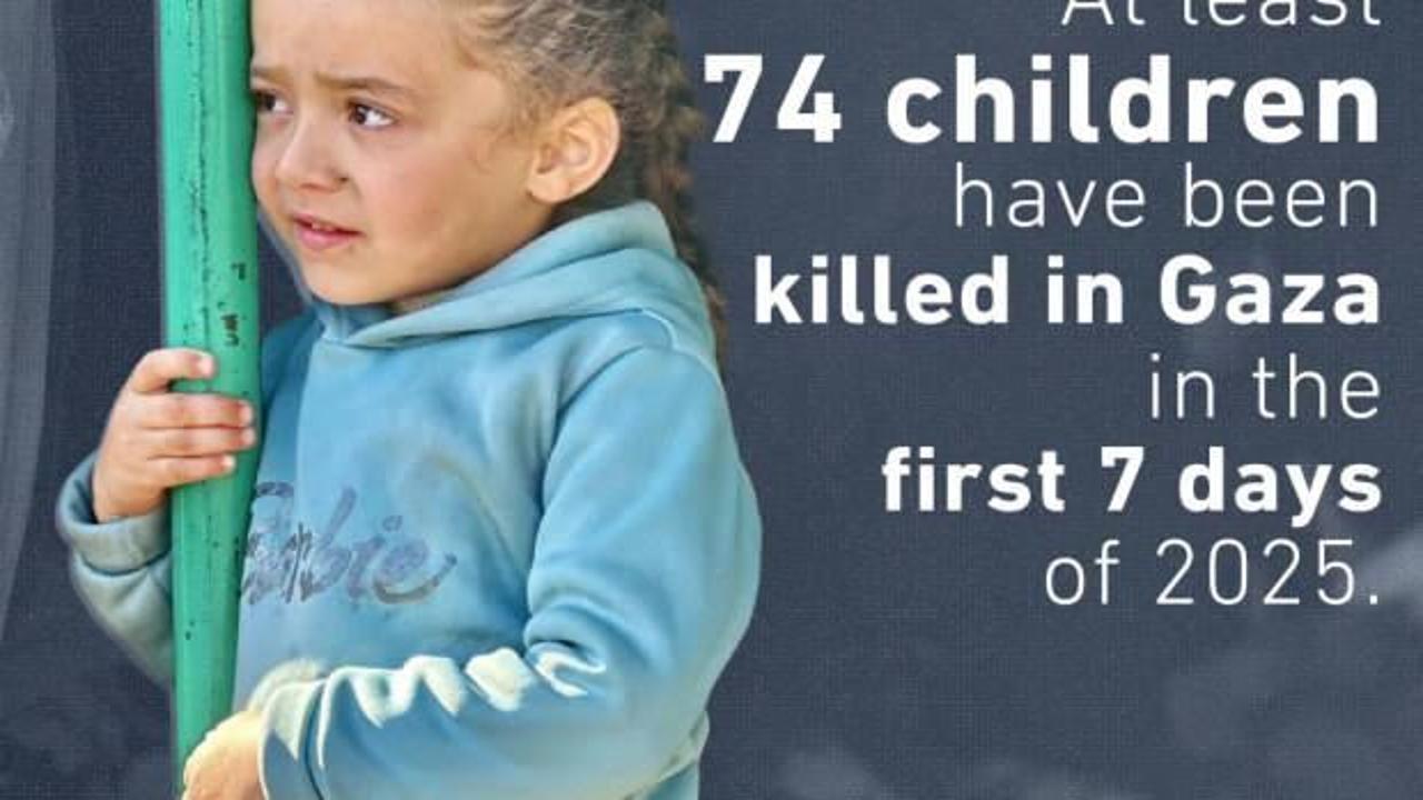 UNICEF&rsquo;ten &ccedil;arpıcı rapor! Bir haftada 74 &ccedil;ocuk katledildi