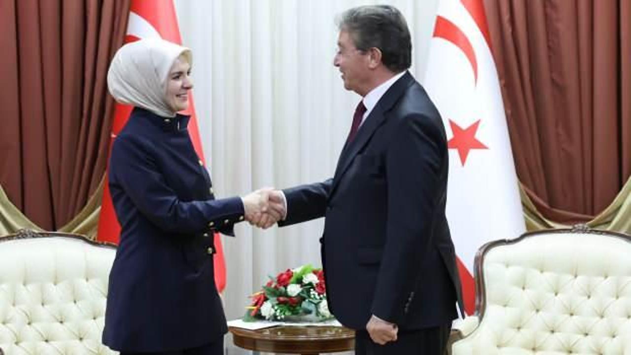 Bakan G&ouml;ktaş, KKTC Başbakanı &Uuml;stel'i ziyaret etti