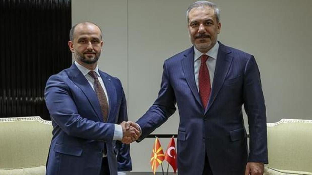 Dışişleri Bakanı Hakan Fidan, Kuzey Makedonya Avrupa İşleri Bakanı ile g&ouml;r&uuml;şt&uuml;