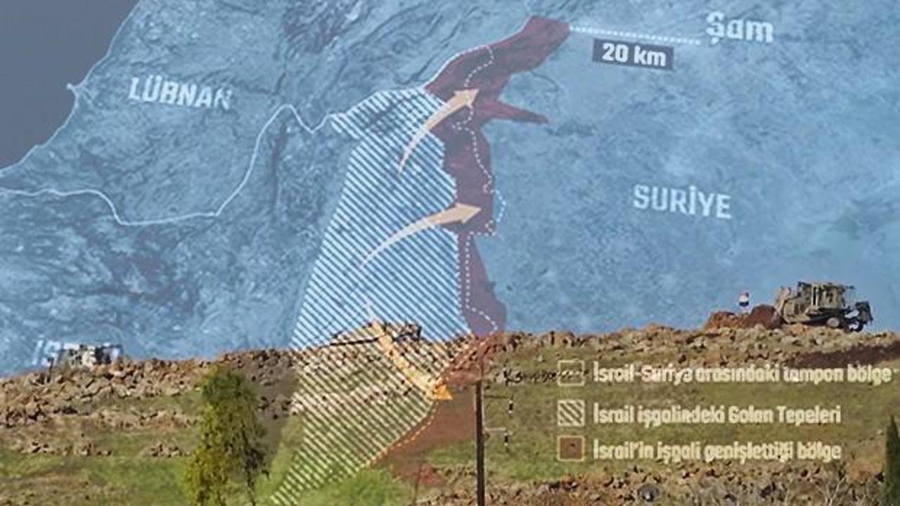 İsrail'in Suriye işgali b&uuml;y&uuml;yor: Şam'la mesafe 20 km'ye d&uuml;şt&uuml;