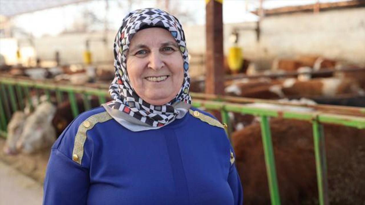 &Ouml;z sermayesiyle &ccedil;iftlik kurdu: Bir inekle başladı hayvan sayısını 780'e &ccedil;ıkardı 