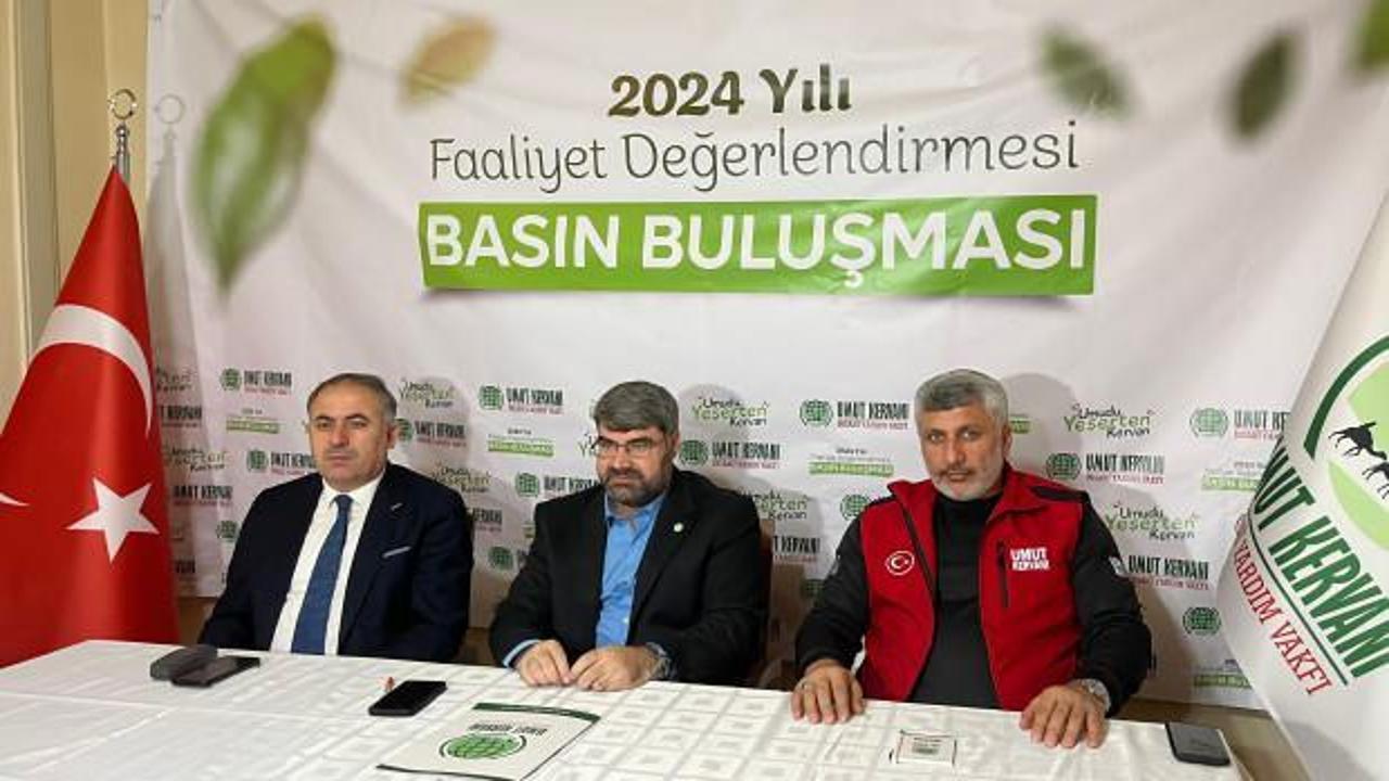 Umut Kervanı Vakfı faaliyet raporunu a&ccedil;ıkladı! 