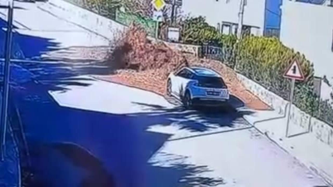 Bodrum'da korkutan olay: Ana su hattı b&ouml;yle patladı!