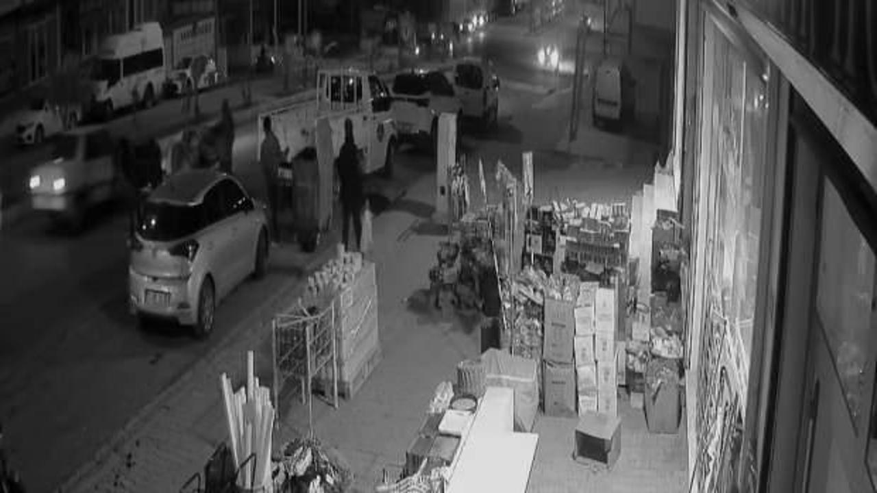 G&uuml;venlik kamerası &ouml;yle bir g&ouml;r&uuml;nt&uuml; kaydetti ki! Gelin neye uğradığı şaşırdı