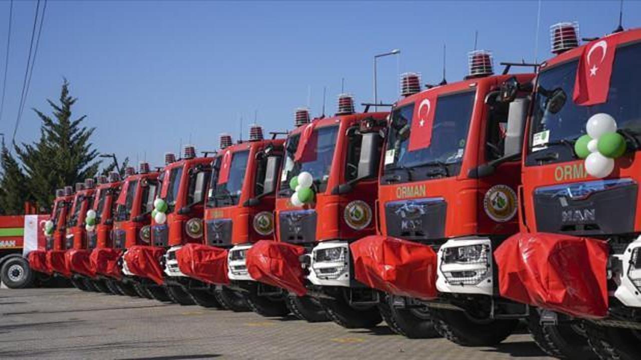 Orman yangınlarıyla m&uuml;cadelede yeni ara&ccedil;lar envantere katıldı