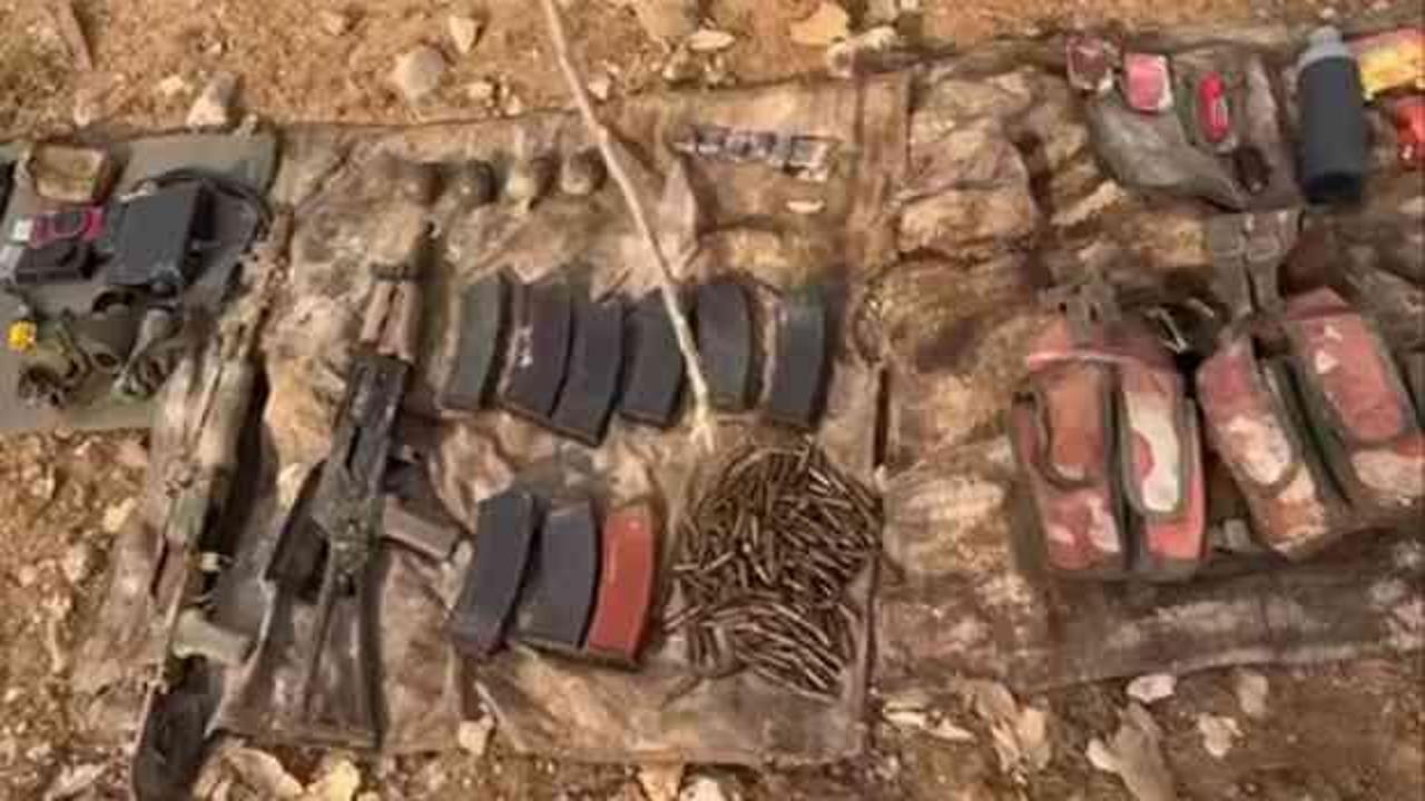 Pen&ccedil;e-Kilit b&ouml;lgesinde &ccedil;ok sayıda silah ve m&uuml;himmat ele ge&ccedil;irildi
