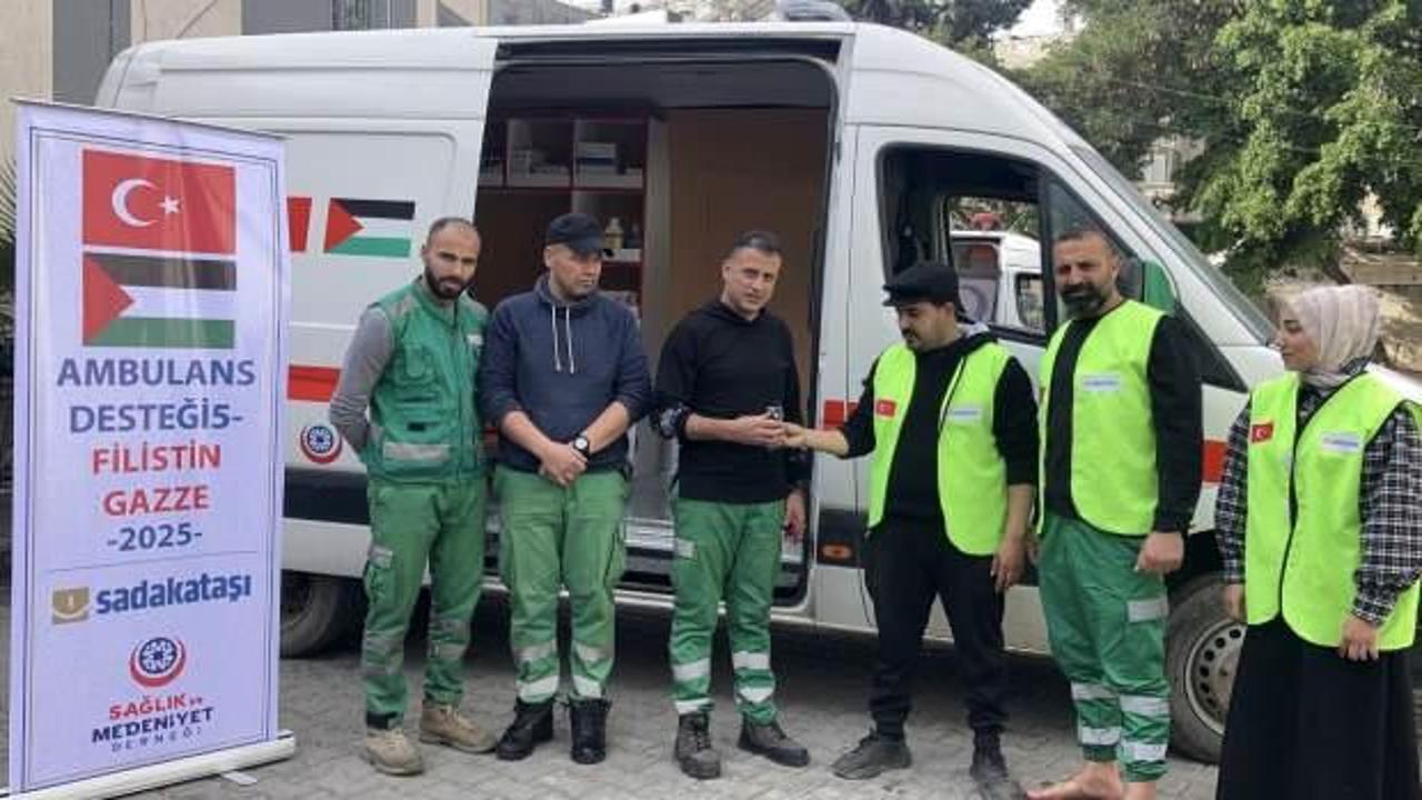 Sadakataşı&rsquo;ndan Gazze&rsquo;ye sağlık desteği