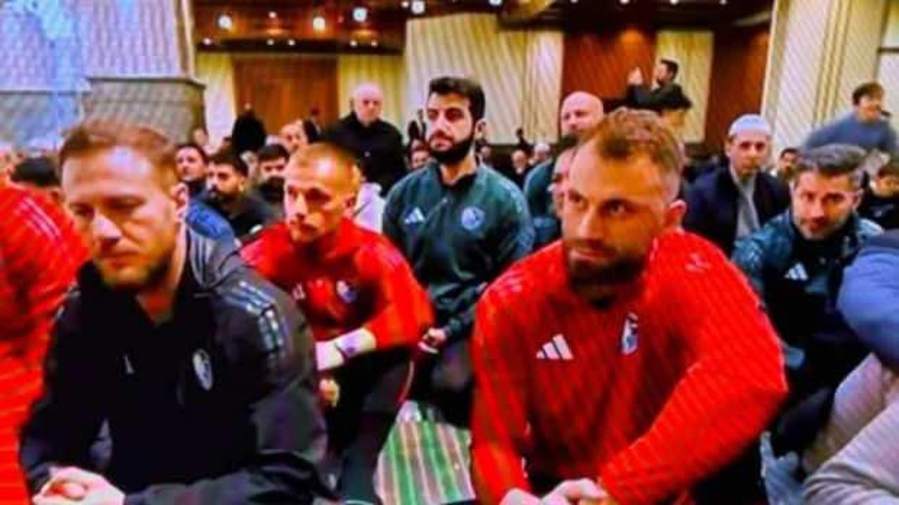 Erzurumsporlu oyuncular Mira&ccedil; kandili programına katıldı