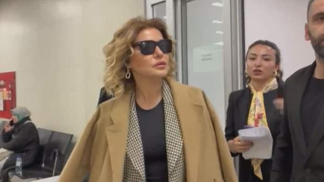  G&uuml;lben Ergen ifade vermek i&ccedil;in &Ccedil;ağlayan Adliyesi'ne geldi