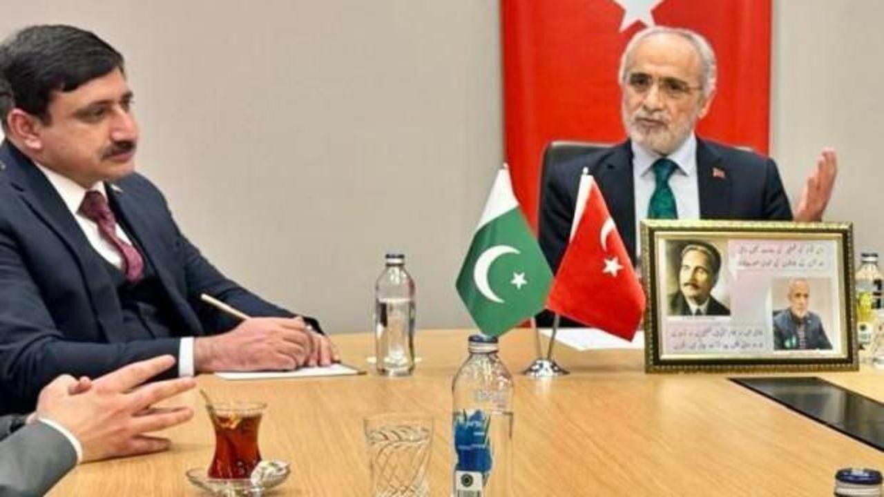 Pakistan B&uuml;y&uuml;kel&ccedil;iliği M&uuml;steşarı'ndan Cumhurbaşkanı Başdanışmanı'na taziye ziyareti
