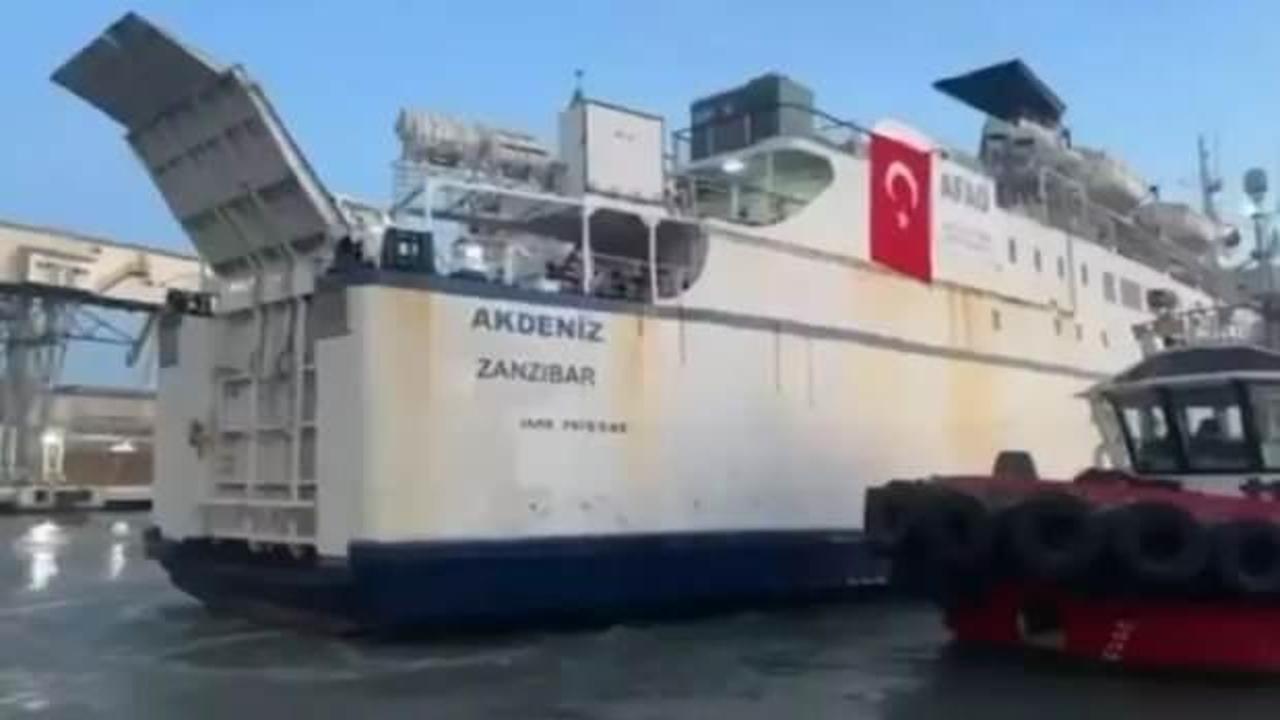 T&uuml;rkiye'den Gazze'ye 871 ton insani yardım malzemesi