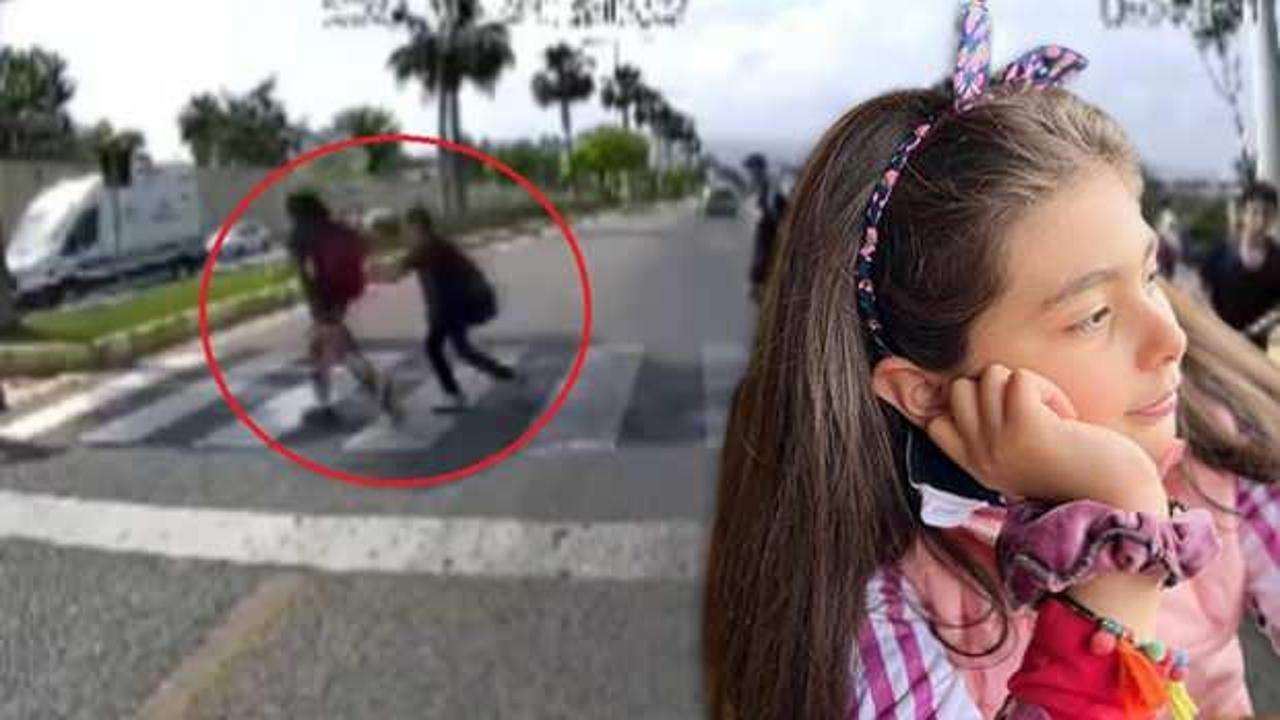 11 yaşındaki &ccedil;ocuğun &ouml;ld&uuml;ğ&uuml; yaya ge&ccedil;idi kazasının g&ouml;r&uuml;nt&uuml;ler ortaya &ccedil;ıktı