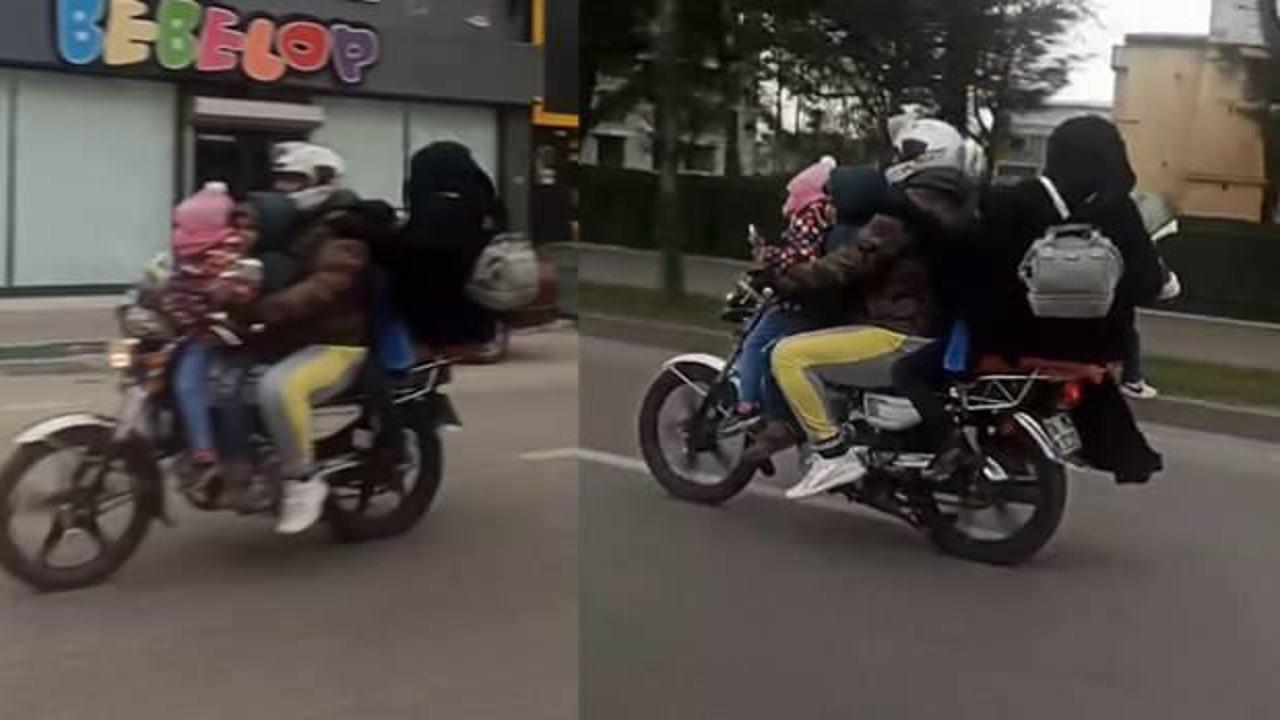 G&ouml;r&uuml;nt&uuml;ler Bursa'dan: 6 kişi bindiler!