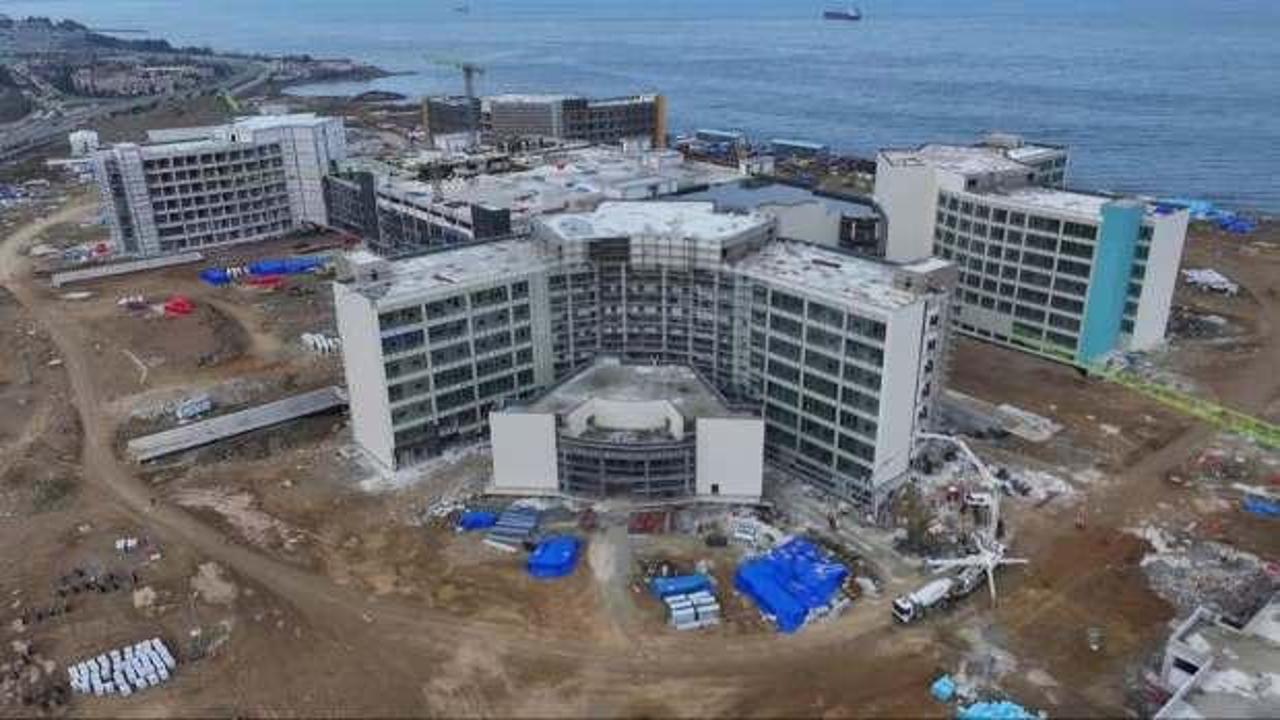 Trabzon Şehir Hastanesi i&ccedil;in geri sayım başladı