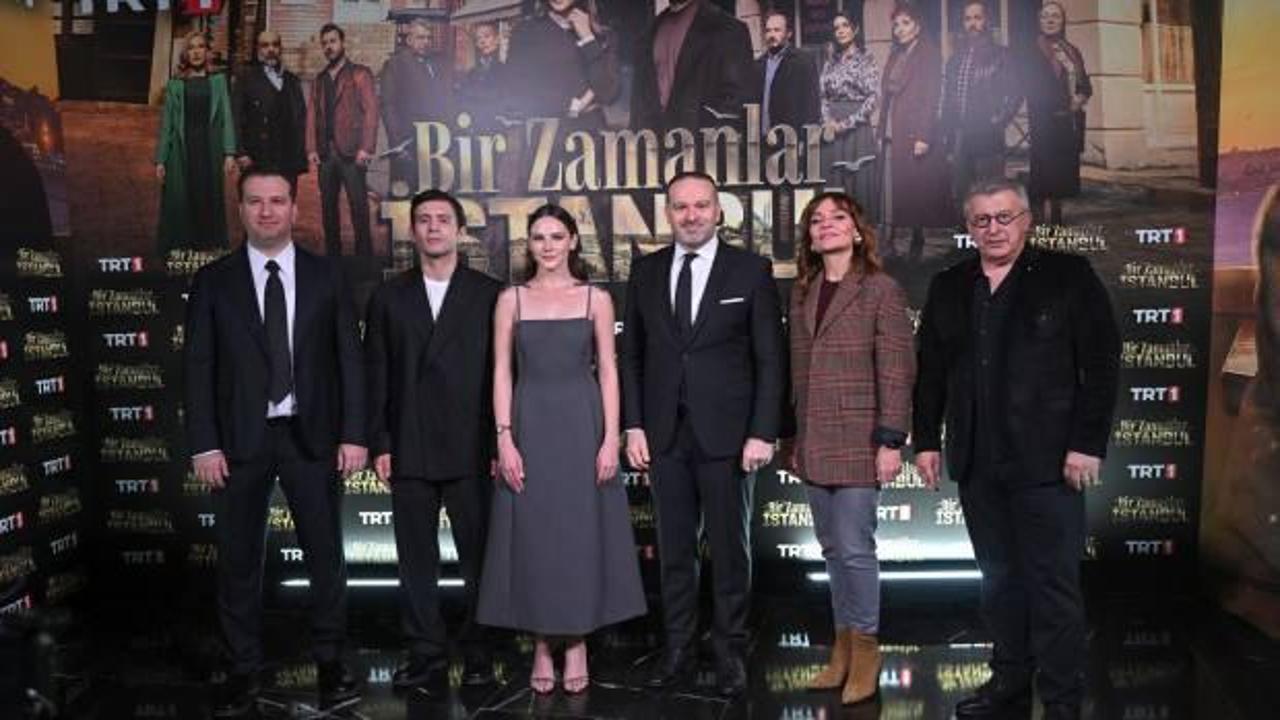 TRT 1&rsquo;in iddialı dizisi &ldquo;Bir Zamanlar İstanbul&rdquo;un galası ger&ccedil;ekleşti