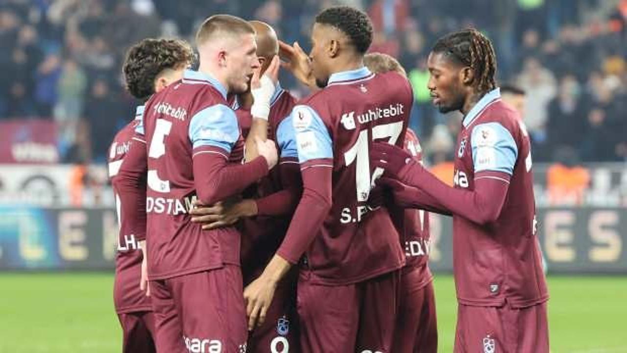 Trabzonspor'un Beşiktaş ma&ccedil;ı kadrosu a&ccedil;ıklandı