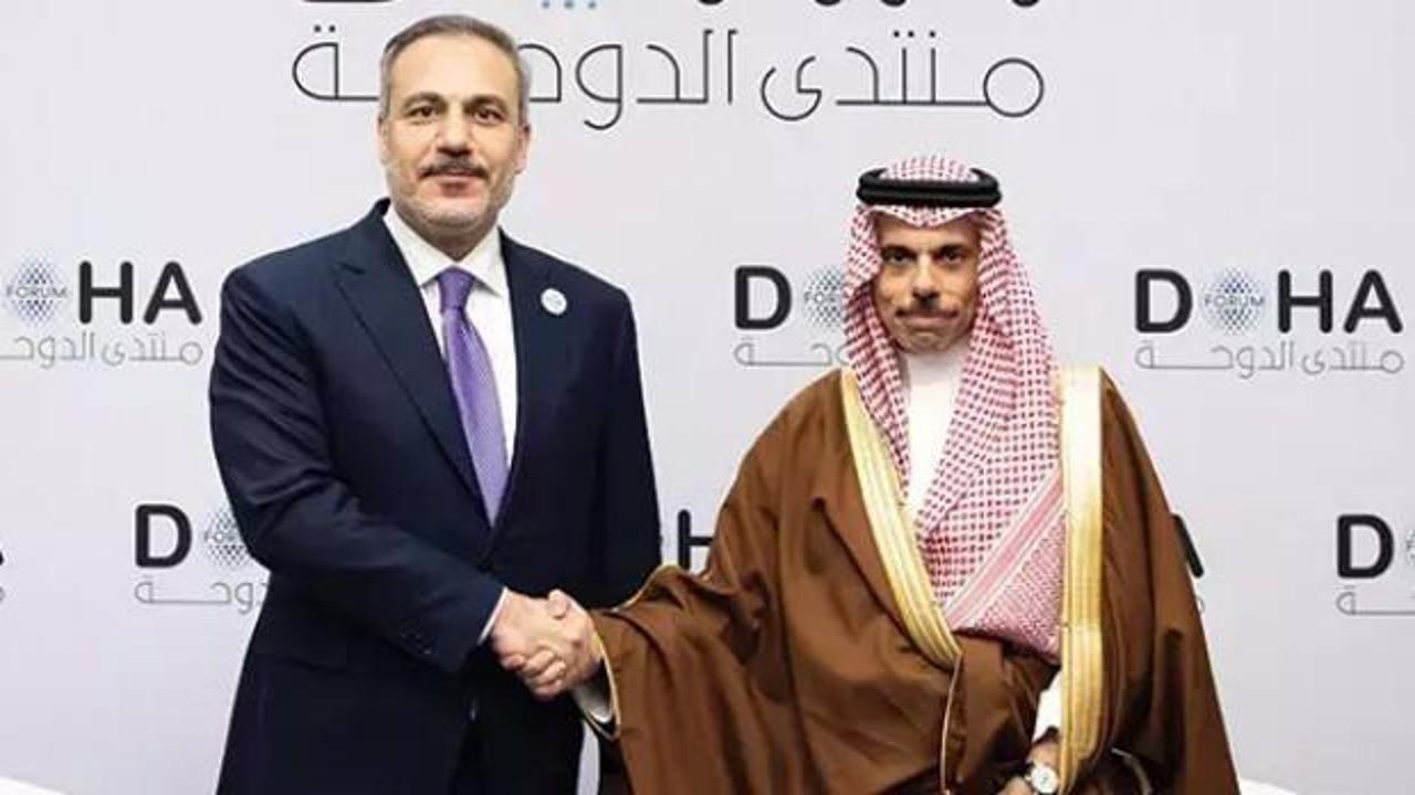 T&uuml;rkiye ile Suudi Arabistan arasında Gazze ve Suriye g&ouml;r&uuml;şmesi