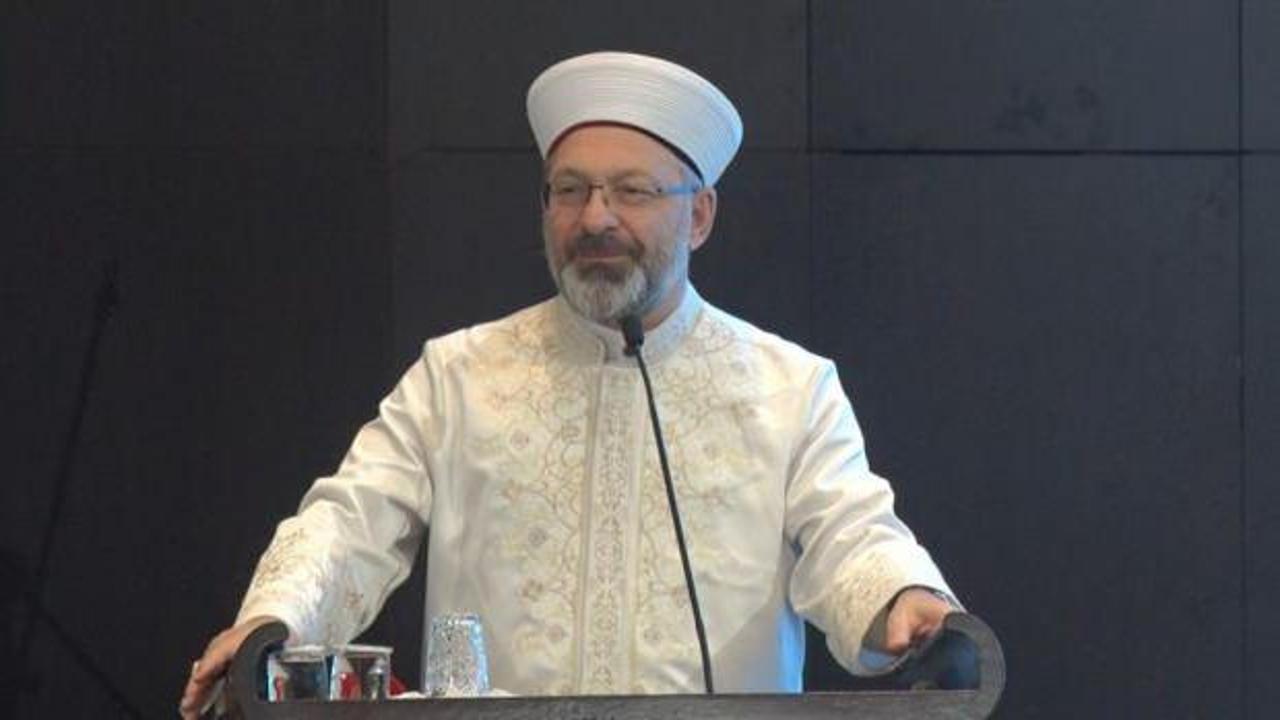 Diyanet İşleri Başkanı Erbaş: Bir insana nasip olabilecek en b&uuml;y&uuml;k unvan