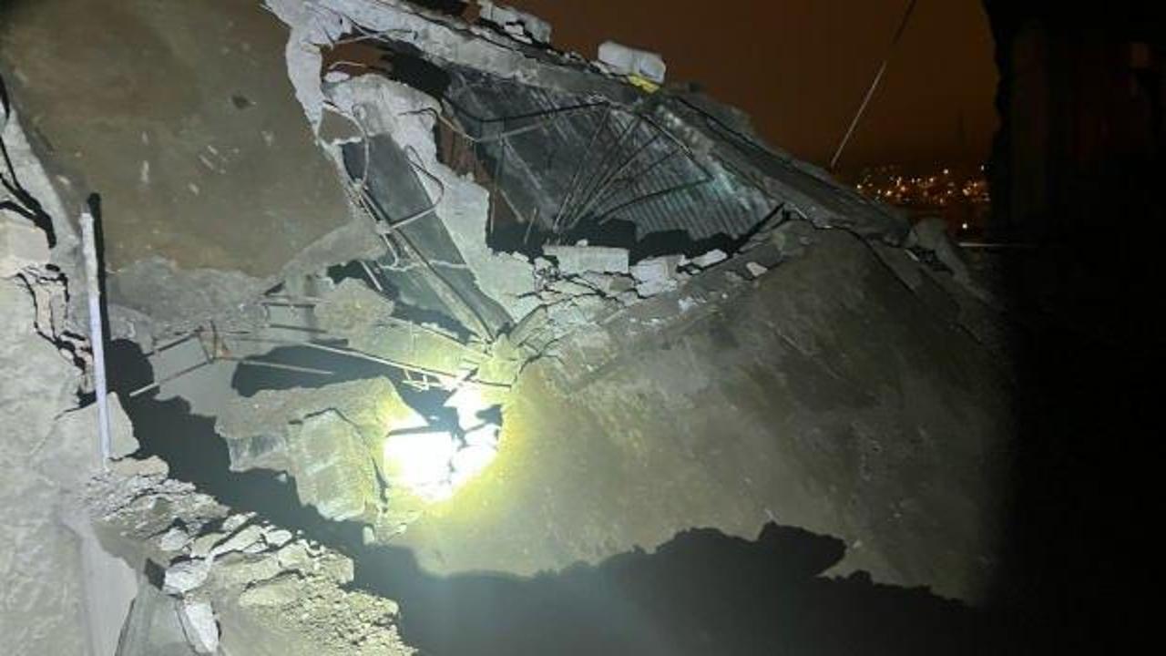 Mahalleli neye uğradığını şaşırdı: B&uuml;y&uuml;k bir g&uuml;r&uuml;lt&uuml;yle &ccedil;&ouml;kt&uuml;!