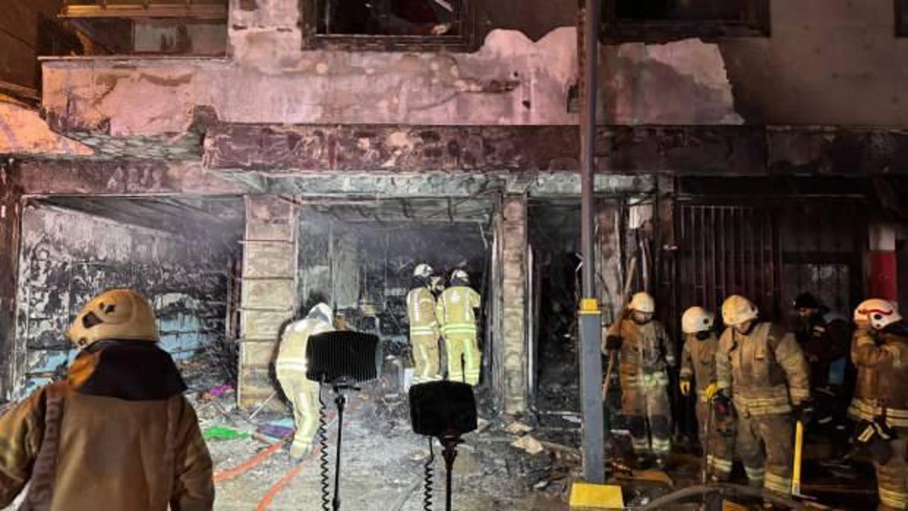 Pendik'te iş yerinde &ccedil;ıkan yangın s&ouml;nd&uuml;r&uuml;ld&uuml;