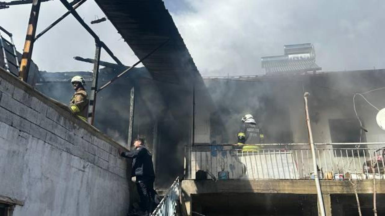 Uşak'ta korkun&ccedil; yangın: 1 kişi &ouml;ld&uuml;!